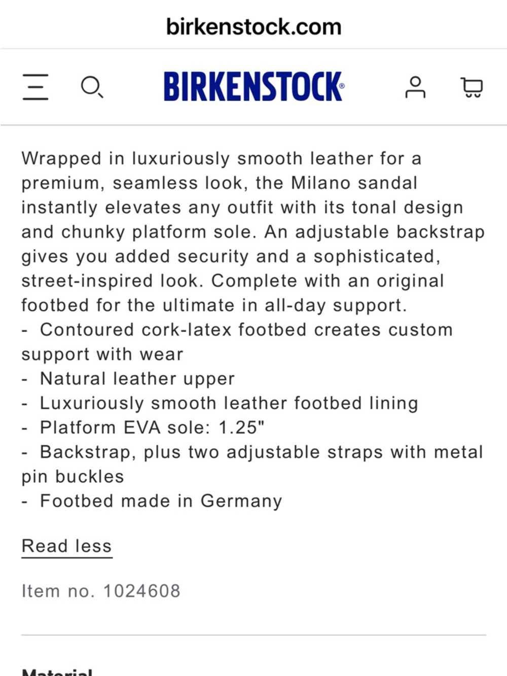 Papillio by Birkenstock Milano Chunky Exquisite Sandal 38 NEW - Picture 6 of 8